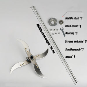 【24hours delivery】Grass Vegetable Chopping Grinder Blade Electric Drill for Household Farming Manual Stainless Steel Electric Drill