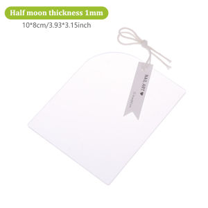 YAFEN 1Pcs Irregular Acrylic Nail Art False Tips Display Board Transparent Nail Gel Polish Display Stand Manicure Showing Shelf