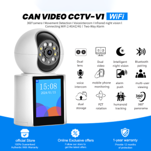 VARB 1080P CCTV Camera Wireless Network Security Home Two Way Audio Night Vision Light Bulb