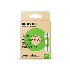 GP ReCyko 2100mAh 4AA Battery