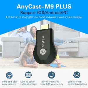 [ALL IN BEST CHOICE] Anycast M9 Plus 2.4G 1080P Miracast Wireless DLNA AirPlay HDMI TV Stick Wifi Display Dongle Receiver Support Google Chromecast