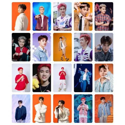 Lomo card 20 ảnh 1 mặt bo góc Captain Boy