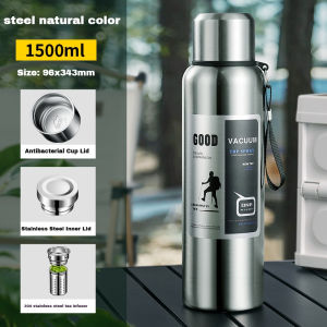 2000ml all-steel thermos cup 316 stainless steel thermos bottle Vacuum stainless steel water bottle（保温瓶）Vacuum flask 316 Thermos Kettle 316保溫壺