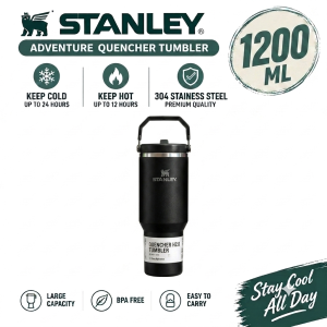 [Ready Stock Local] Stanley Quencher H2.0 FlowState Tumbler 1200ML / 40OZ Large Capacity Insulated Water Bottle Thermal Cup Leakproof Stainless Steel 304 保温杯 保冷杯 现货