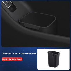 JBMBHC Waterproof Silicone Car Door Storage Bucket Multifunctional Auto Door Organizer Wet Dry Umbrella Holder Trash Bin Car Accessories