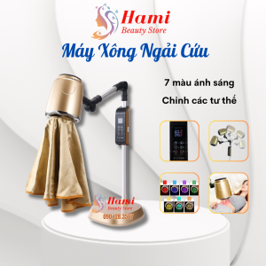 Máy xông ngải cứu hồng ngoại 7 màu cao cấp đả thông kinh lạc lưu thông khí huyết
