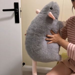 【QERAL】ตุ๊กตาหนูดอกไม้ 35/90cm ขนาดใหญ่ดอกไม้สาขาหนู ตุ๊กตาน่ารักการ์ตูนนุ่ม ของขวัญวันเกิด