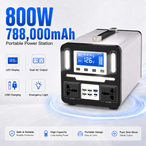 EXPOSE Power Station 1000W 988000mAh Multi-function Outdoor Battery High-Power for Self-driving ToursLiving Backup Power Storage