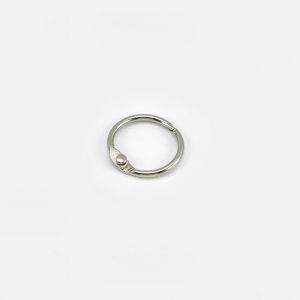 MD-A122 Ring Binder Scrapbook Uk 20-25MM Ring Bulat Buka Tutup Binder Ring Gantungan Kunci Pengait