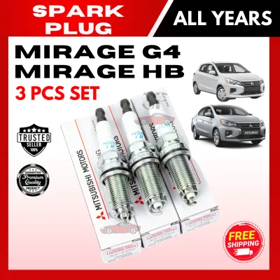 BUNDLE SALE! 3PCS SPARK PLUG for MITSUBISHI MIRAGE G4 / MIRAGE HB (ALL YEARS) (1822A086 / NGK LZFR5BI-11)