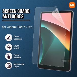 Ready Stok - Anti Gores Xiaomi Pad 5 / 5 Pro 11 inch Clear Screen Guard Protector Layar Bening Screen Guard Antigores Plastik Film Clear Transparan Pelindung Anti-gores
