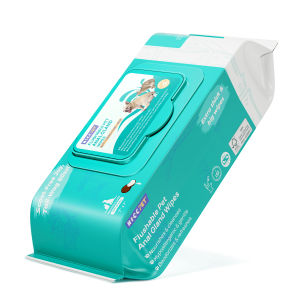 HICC PET Wipes for Dogs & Cats All Pet Cleansing Deodorizing & Soothing Allergy Infections  Pets Hip Care  Wipes with Coconut Oil - Dog/Cat Grooming Wipes for Butt and Paw - Hypoallergenic & Vet Recommended-100pcs