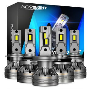 Novsight N37 120W Car LED Headlight H4 H7 H11 9005 HB3 9006 HB4 9012 HIR2 Car Light Bulb 22000LM 6500K White Plug&Play