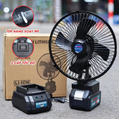 MiaXia Joy Outdoor lithium electric fan wireless shaking head camping long life detachable pure copper motor strong wind charging fan