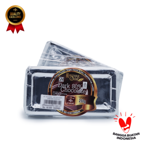 COKELAT BLOK DARK 80% 250 GRAM - KAMPUNG COKLAT