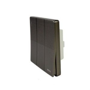 MEVAL Stop Kontak Saklar dan Soket Minimalist Frameless - Grey