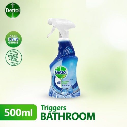 Dettol Trigger Healthy Clean Bathroom Cleaner Spray 500ML | Lazada
