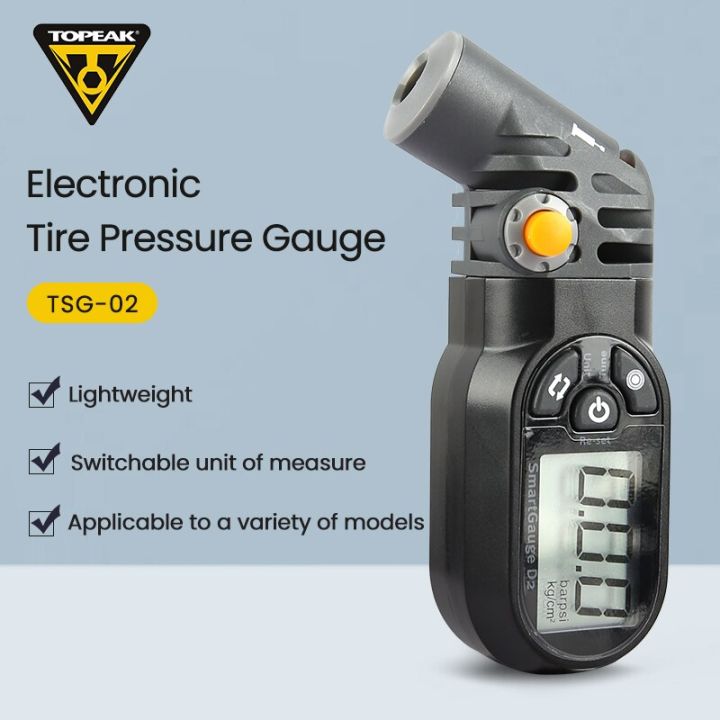 Topeak-Bicycle Tire Pressure Gauge For Road Bike Digital Tire Pressure ...