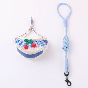 Adjustable Cat Traction Rope Pet Rabbit Series Set Small Dog Rope Dog Chest Strap