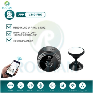 Rocham A9 cctv mini sambung ke hp 1080P HD /Spy Camera/Kamera Mini  Tersembunyi Camera