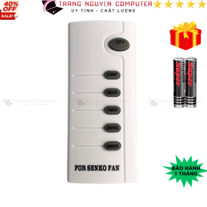 Remote điều khiển quạt SENKO Mã 02 điều khiển quạt SENKO - Tặng kèm pin - Trang Nguyễn Computer