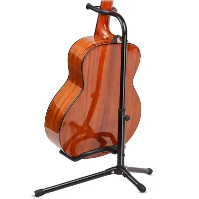 Durabled Vertical Metal Black Guitar Stand Acoustic Guitar Electric Guitar Bass Stand Guitar Rack Guitar Floor Stand