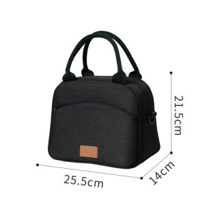 Waterproof Insulated Lunch Bag Tote Front Pocket Sling Strap Work Picnic Food Storage Thermal Insulation Lunch Bag With Sling Adult Kids