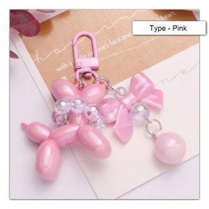 Gantungan Kunci Balon Anjing Jelly Fashion Lucu Liontin Keychain Tas Liontin Ponsel
