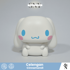 Celengan Cinnamonroll Plastik / Celengan Bentuk Cinnamon roll Sanrio Kuromi SNY