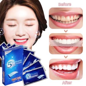 Hộp Miếng Dán Trắng Răng 5D White SMILEKIT Làm Trắng Răng Rõ Rệt Sau 3 Ngày Sử Dụng Loại Bỏ Ố Vàng An Toàn Hiệu Quả Tiện Lợi