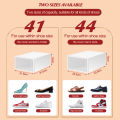 Shoe box organizer hard case with cover Foldable Plastic shoe rack storage Drawer. 