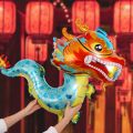 4 chiếc bóng bay tráng kim loại hình rồng khổng lồ Bóng Rồng bay hoạt hình 3D lớn 1m quà tặng trang trí năm mới Trung Quốc cho trẻ em. 