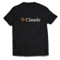 Kaos Pria Distro Keren CLAUDE AI Logo Dewasa Unisex. 