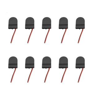 10Pcs/set Flip Top Storage Case for CR2032 LIR2032 Cells Feature Energy Saving Switching Mechanism Designing