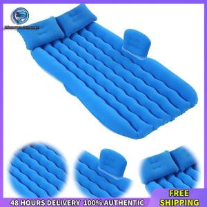 Winnereco Inflatable Car Air Mattress Backseat Bed with Air Pump Car Travel Camping Sleeping Air Mattress for Camping Road Trip