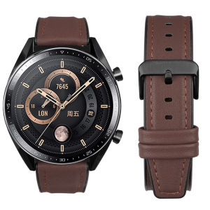 Zhangeer 20mm 22mm 24mm Leather+Silicone Strap for Huawei Watch 3/3 pro/GT 2/2e/Pro for Samsung Galaxy Watch 4 Gear S3 Sport WatchBand Accessories with Tool
