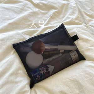 Tas Makeup jaring portabel - mini bag - tas penyimpanan bantalan udara - travel pouch makeup - travel storage organizer - lipstik bag