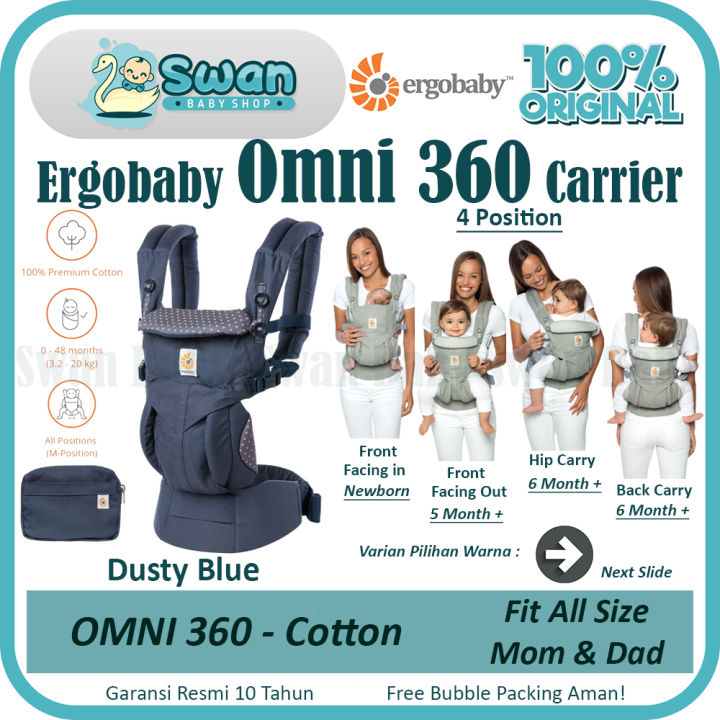Ergobaby Omni 360 Carrier Cotton Series Gendongan Bayi Premium