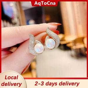[COD] AqToCna Ship within 24 hours 1Pair New Earrings Trendy Earrings Pearls Water Drop Earrings Fashionable Temperament Female Korean Earring