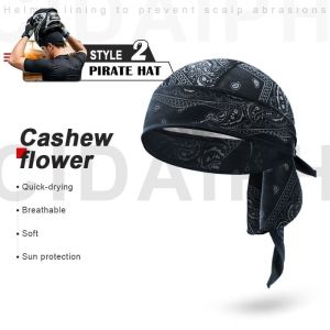 Cooling Do Rags Skull Cap Helmet Liner Sweat Head Wraps Bandanas for Men Running Cycling Motorcycle