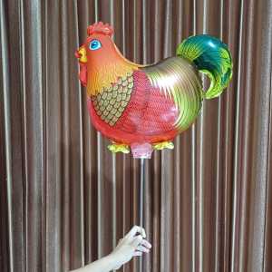 (SEDANG) BALON STIK AYAM SEDANG 41cm x 55cm. 1pak/20pc=