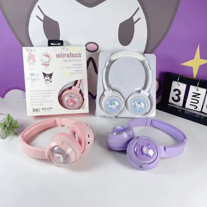 Hello Anime Wireless Bluetooth Headphones Sanrio Cinnamoroll