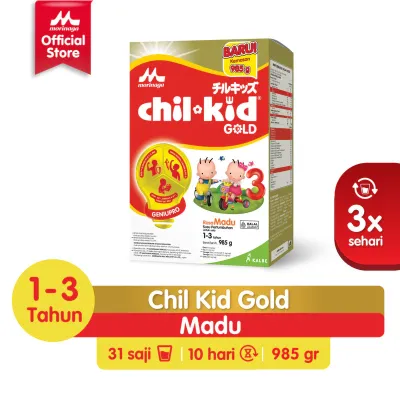 Morinaga Chil Kid Gold Susu Formula Pertumbuhan Anak Usia 1-3 Tahun Madu 985gr