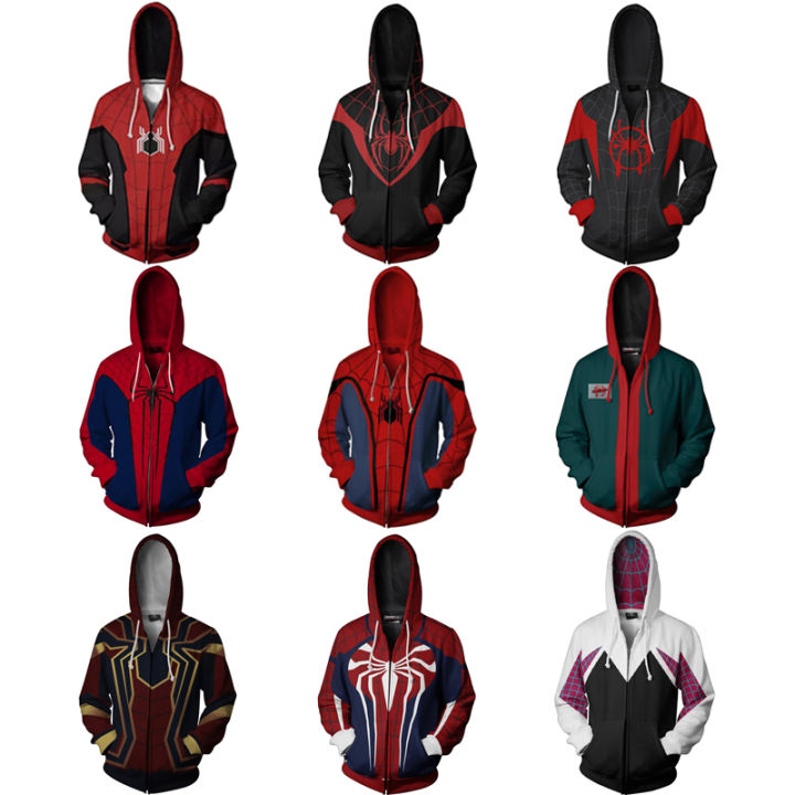 Iron on sale spider hoodies