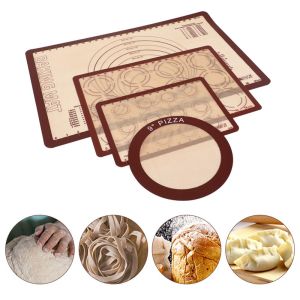 CILL Noodle Kitchen Thickened Non-stick Bakeware Silicone Pastry Oven Sheet Oven Pad Baking Mat Baking Supplies Rolling Dough Mat