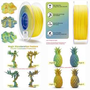 ZIRO 3D Printer Filament PLA 1.75mm 1kg +/-0.03mm Vacuum Seal Desiccant