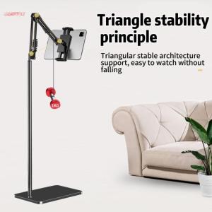 【SENFEGE】 Mobile Phone / Tablet Landing Lazy Stand Holder for Live Streaming Lazy Bracket Bedside Photo Shooting Stand Multi-function phone holder