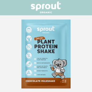 Junior Plant Protein Shake/Protein Powder/Plant-Based Protein/Children/Kids Protein Powder/35g/Sprout Organic/Australia/Protein Powder for Children