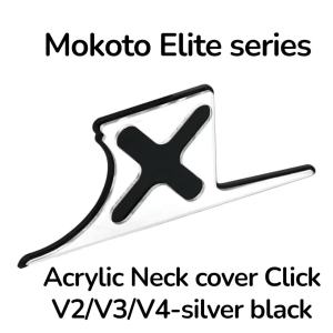 MOKOTO CLICK V2/V3/V4 ACRYLIC RADIATOR NECK COVER CARBON MKT-11260 ENGINE NECK COVER GARNISH