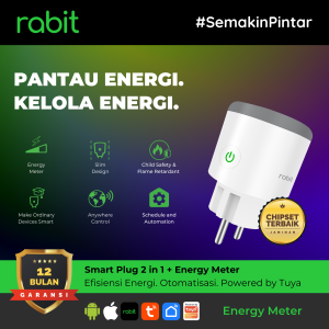 RABIT Smart Plug WiFi 16A - Works with Google Assistant Siri Alexa